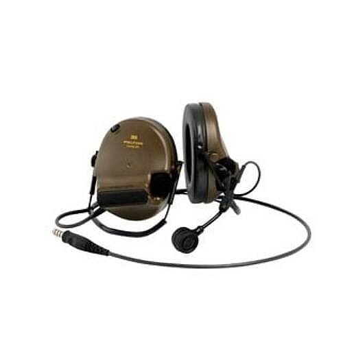 3M Peltor - 3M Peltor ComTac XPI J11 Jaklı Dinamik Mikrofonlu Nato Kablolu Ense Bantlı Kulaklık MT20H682BB-86
