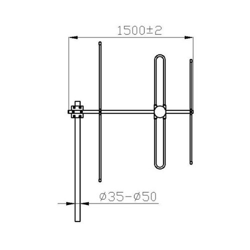 Kenbotong - Kenbotong TDJ-100A3 Yagi FM Anten