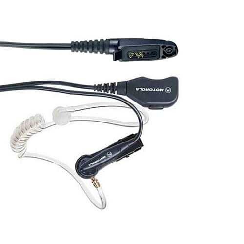 Motorola - Motorola MDPMLN4608A Kepçeli Kulaklık İki Kablolu Akustik Tüp Siyah