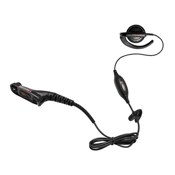 Motorola PMLN5973A Kepçeli Kulaklık Tek Kablolu Siyah Mag One DP3441 / DP3661 / DP4400 / DP4401 / DP4600 / DP4601 / DP4800 / DP4801 Serisi - 1
