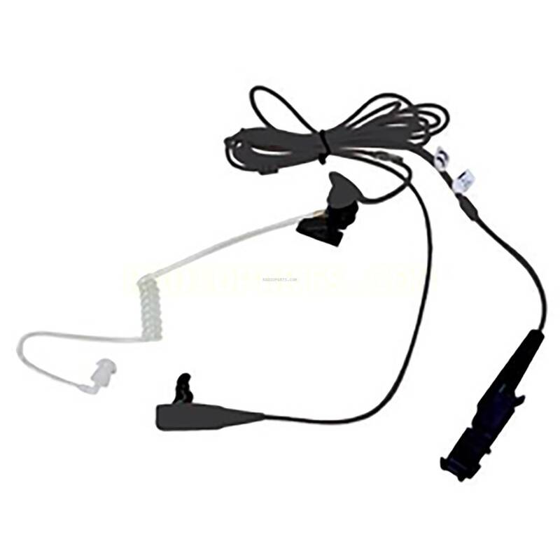 Motorola PMLN7269A Kepçeli Kulaklık İki Kablolu Akustik Tüp Siyah DP2400 / DP2600 / DP3441 / DP3661 Serisi - 1